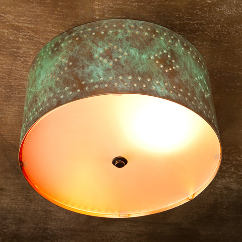 Ceiling Light - CFC, Espana design, Hint of Green patina